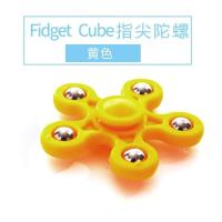 atl手指陀螺 htorqbar指尖陀螺edc 指间螺旋速美国成人陀螺玩具|五叶黄款[塑料]