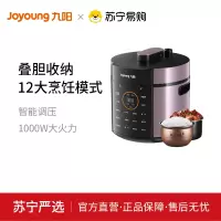 九阳电压力锅Y60C-B526  预售 双胆6L预约电压力锅6L高压锅电饭锅智能压力煲叠胆放置一锅双胆铜匠厚釜