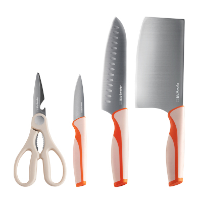 九阳(Joyoung)不锈钢刀具CF01-TD150 家用厨房刀具四件套易清洗锋利刀刃坚固钢材