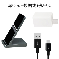 无线充电器金属立式快充x适用iphone11px9老七7贸易se2专用8p40iphon|深空灰(赠充电线+QC充电器)