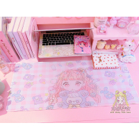 可爱美少女小樱魔法阵鼠标垫创意桌垫 粉嫩软妹办公室游戏鼠标垫