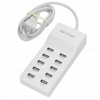 10口多口充电器10a安卓手机平板智能插座快充插头多孔2.4a