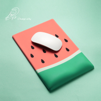 西瓜鼠标垫柔软护腕手托可爱创意女生办公加厚手腕垫韩