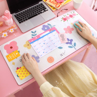 鼠标垫女ins风多功能办公桌电脑桌垫大防水耐脏少女心学生写字