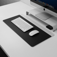 笔记本电脑大号金属鼠标垫铝合金加厚男生酷办公大桌垫键盘