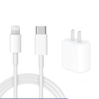 数据线手机快充18w/pd充电器plus/xr56|(Apple/)18WUSB-C充电器+USB-C闪电连接线(1米)