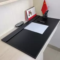 皮质办公写字桌垫大号皮革大班垫商务案台书写板鼠标垫硬面加厚