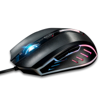 同方 有线鼠标 笔记本办公台式电脑 吃鸡游戏电竞发光 炫彩光
