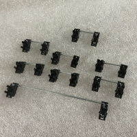 机械键盘卫星轴客制化钢板配件上油润滑脂2x 6.25x平衡杆黑色