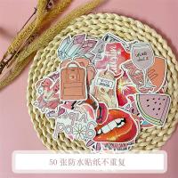 小清新ins风哑膜行李箱贴纸少女心涂鸦电脑手机壳防水贴画