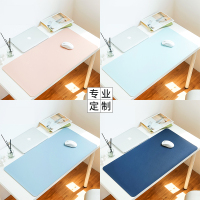 简约大皮质电竞吃鸡鼠标垫女清新1200x600防污耐热易学生书桌垫电脑办公学习写字清理键盘垫ins风粉lol游戏