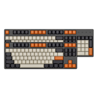 笔记本游戏办公mac平板pbt侧刻无线蓝牙机械黑轴青轴键樱桃轴茶轴红轴87987键盘双模大碳王自如