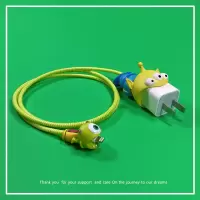 xr/11缠绕防折断头保护绳8/x/保护套手机充电器6/7/数据线|三眼仔与小单眼三件套