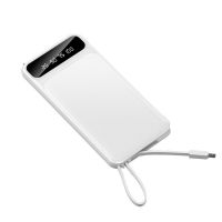 充电器移动电源充电宝应急6000o毫安手机迷你大容量|烤瓷白【5万提速500%】