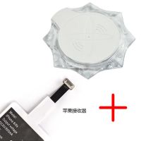 充电器支持手机无线充电器水为所有手机|白+接收器