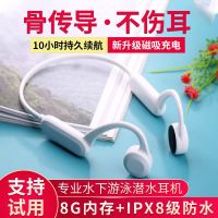 骨传导游泳蓝牙自带内存mp3不入耳耳机运动跑步防水