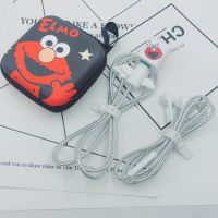 /8/7数据线max保护套xr/耳机保护线充电器x手机网红|翅膀款-银线红芝麻街+方包