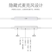 耳机入耳式耳机手机男女生6耳塞运动有线控带麦k歌耳麦6s