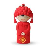 支持视频新款婚庆u盘32g新郎新娘婚庆16g4g速婚庆优盘u盘8g64g|新娘 128MB简易包装