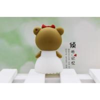 支持视频新款婚庆u盘32g新郎新娘婚庆16g4g速婚庆优盘u盘8g64g|新娘熊 1G简易包装