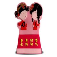 支持视频新款婚庆u盘32g新郎新娘婚庆16g4g速婚庆优盘u盘8g64g|永结同心款 4G铁盒包装