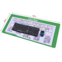 个性加厚电脑垫桌垫游戏加厚办公学习鼠标垫大五笔字根表键盘图