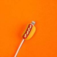 数据线缠绕保护头保护套11手机卡通耳机绳咬线器充电器线|新款-热狗