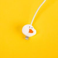 数据线缠绕保护头保护套11手机卡通耳机绳咬线器充电器线|新款-柯尔鸭