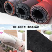 电脑键盘锁边游戏鼠标垫鼠标垫大加厚防滑桌垫学生文字个性励志