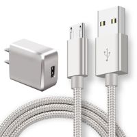 手机快充电2a充电器数据线头快充线|[极光银+快充充电头]套餐