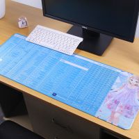 excel大全全套大办公快捷键电脑桌垫网红鼠标垫风女psins多功能