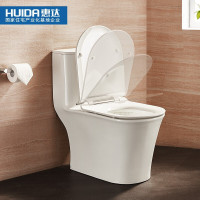 惠达HUIDA普通马桶6218P 大冲力坐便器家用喷射虹吸静音圆水箱马桶轻薄快拆盖板