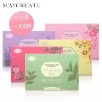 健美创研吸油纸100片面部清洁男女控油收缩毛孔去油纸 (洋甘菊香氛)