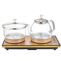 全自动底部上水电热烧水壶家用抽水煮泡茶具器茶台电茶炉套装