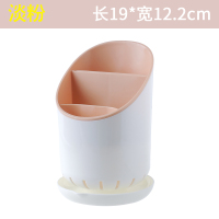 家用厨房筷子筒沥水餐具收纳盒防霉置物架托快子勺笼子桶塑料筷篓|主图款-淡粉