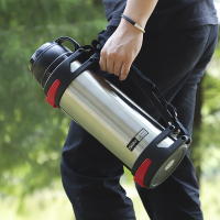 不锈钢大容量便携保温壶家用车载水杯2升热水壶3000ml户外旅行瓶