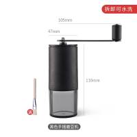台湾手摇磨豆机 家用手磨咖啡豆研磨粉器 迷你咖啡机|黑色款