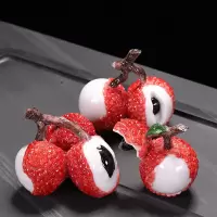 同款变色荔枝茶宠摆件可养创意个性茶玩茶道茶具配件|荔枝茶宠三款一套