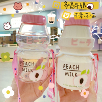 养乐多水杯可爱少女心便携创意女学生颜值个性网红塑料潮流杯子