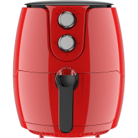 pericook无油烟空气炸锅家用多功能电烤箱薯条机不粘锅底|红色-2507