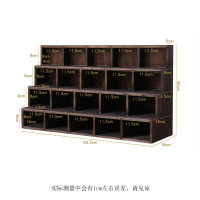 桌面实木收纳盒置物架博古架茶道配茶具茶杯架茶托茶棚杯托杯垫|20阶梯重烧