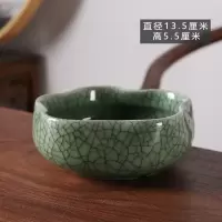 茶洗紫砂家用陶瓷洗茶杯的器皿水盂大号盆特大水洗笔洗茶具配件|咖啡色KY-22