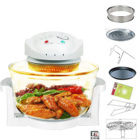 空气炸锅七代光波炉家用无油烟热波新款烤箱光波炉烘焙烧烤炉|菱形款套餐六（推荐购买）