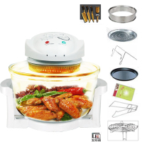 空气炸锅七代光波炉家用无油烟热波新款烤箱光波炉烘焙烧烤炉|菱形款套餐七（推荐购买）