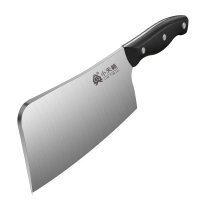 家用厨房菜刀斩切两用刀斩骨刀大刀不锈刚屠宰专用剁骨头刀具|塑料柄骨刀