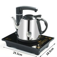 全自动上水电热烧水壶茶具煮茶器电磁炉泡茶专用功夫泡茶壶具家用|自动单炉304款（25.5*18.5cm）