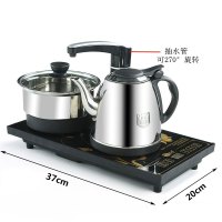 全自动上水电热烧水壶茶具煮茶器电磁炉泡茶专用功夫泡茶壶具家用|自动普通双炉款（37*20cm）
