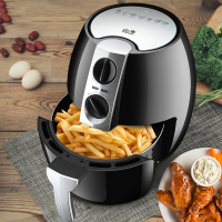 d18空气炸锅7828家用无油电炸锅薯条机大容量电烤炉|D18机械款4.5L[4月15号前发货]