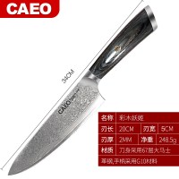 大马士革钢刀厨师专用日本厨刀vg10家用切肉刀切菜刀菜刀快锋利|彩木妖姬
