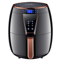 大容量家用空气炸锅无油脂多功能薯条机全自动智能电炸锅|黑色